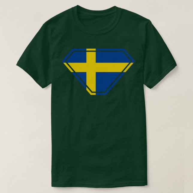 Sverige SuperEmdriven Shield T Shirt (Design framsida)