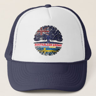 Sverige Svensk Australiensisk Australien Träd Rött Keps
