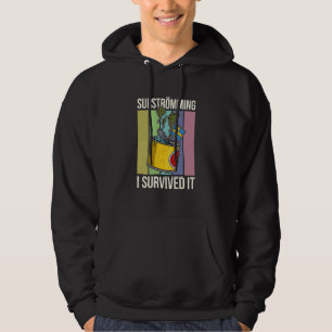 Sverige Svensk fiskspecialitet Surstromming kräk f Hoodie