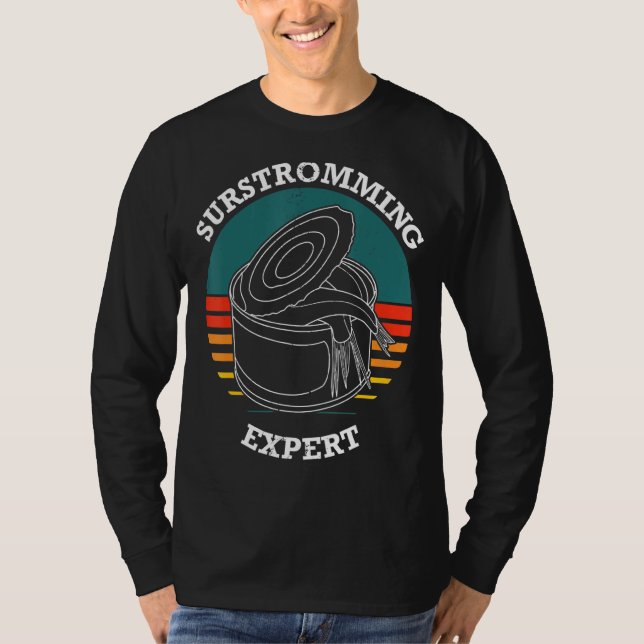 Sverige Svenska fiskspecialiteter Surstromming Puk T Shirt (Framsida)