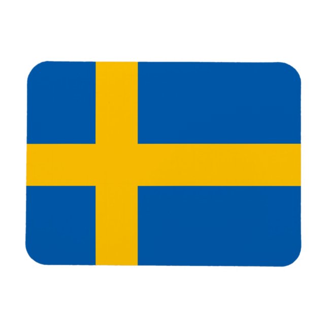 Sverige - Svenska Flagga Magnet (Horisontell)