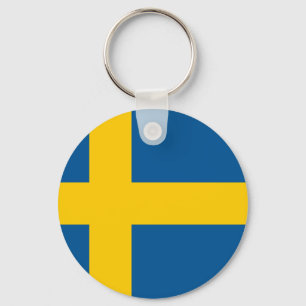 Sverige (svenska) Flagga Nyckelring