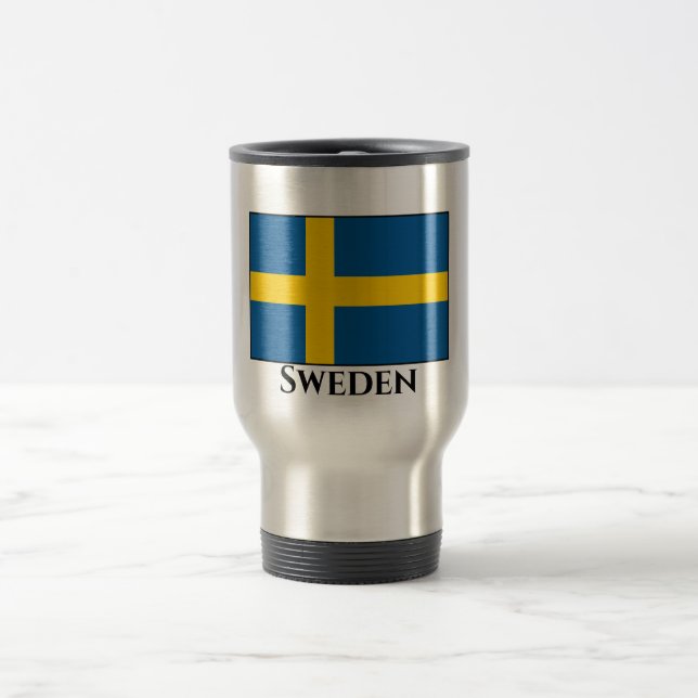 Sverige (svenska) Flagga Resemugg (Center)
