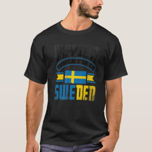 Sverige Svenska Sverigens Flagga inträffar när jag T Shirt