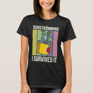 Sverige Svenskt fiskspecialitet Surstromming kräkf T Shirt