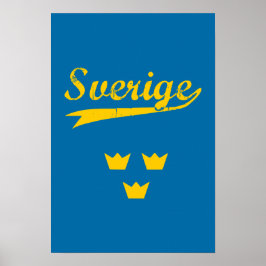 Sverige, Sverige, 3 krona, Poster