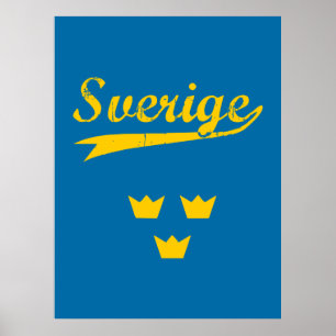 Sverige, Sverige, 3 kronor, Poster