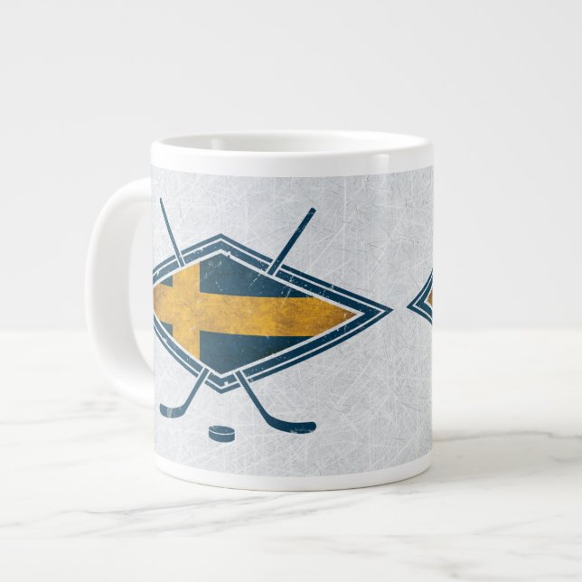 Sverige Sverige Ice Hockey Mugg Jumbo Mugg (Framsida vänster)