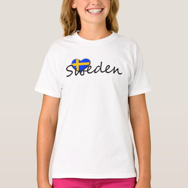 Sverige T Shirt (Framsida)