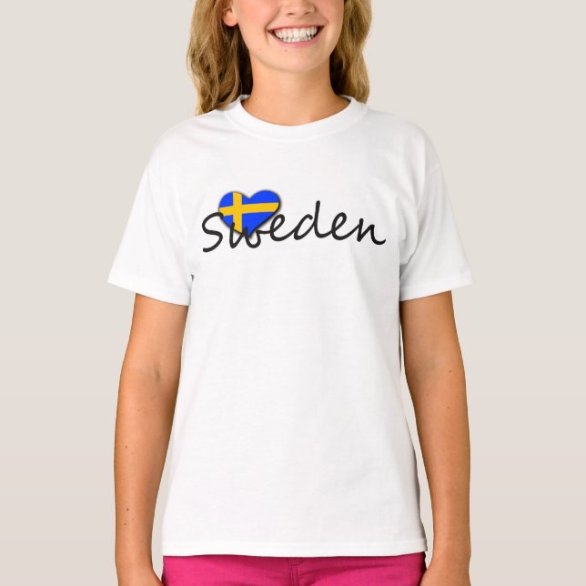 Sverige T Shirt (Framsida)