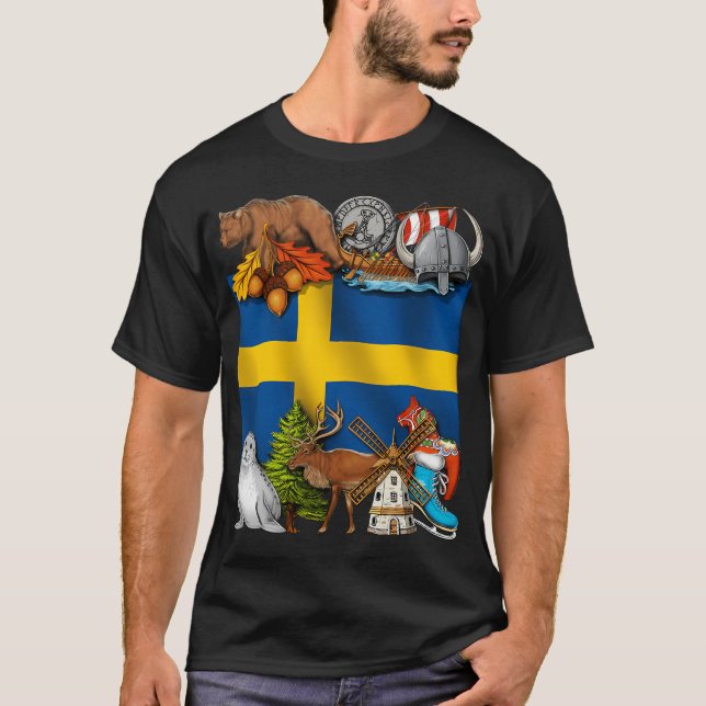 Sverige T Shirt (Framsida)