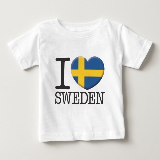 Sverige Tee Shirt (Framsida)
