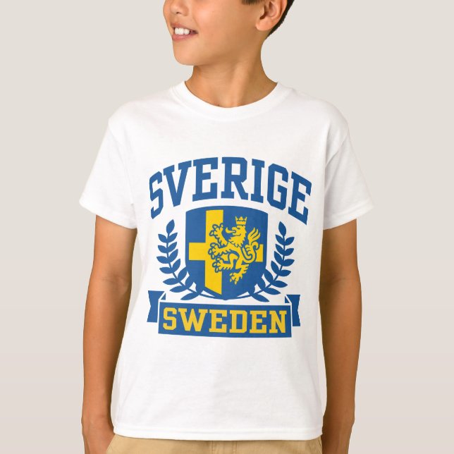 Sverige Tee Shirt (Framsida)