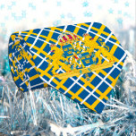 Sverige Ties, mode Sveriges Flagga Slips<br><div class="desc">Neck Tie: Patriotiskt svenskt Flagga rand med Jackande av Arm- och Sverigens affärsutformning - kärlek mitt land,  kontorsmode,  resor,  landpatrioter/bäror</div>