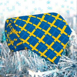 Sverige Ties, mode Sveriges Flagga Slips