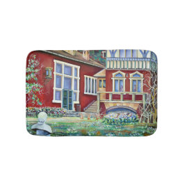 Sverige, traditionellt liggande badrumsmatta