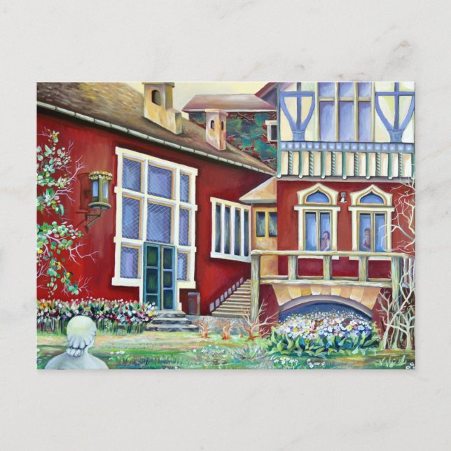 Sverige, traditionellt liggande vykort (Framsida)