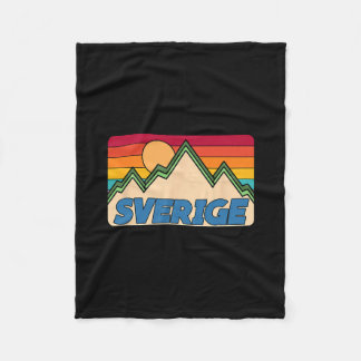 Sverige Trip To Sweden Friend Sverige Family Vacat Fleecefilt