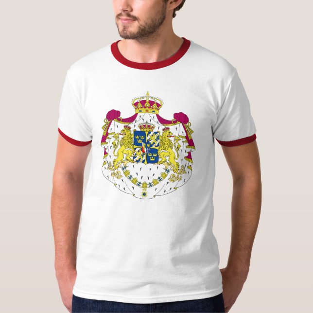 Sverige - vapensköld t-shirt (Framsida)
