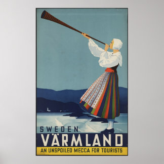 Sverige Varmland Poster
