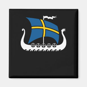 Sverige Viking Frakt Valhalla svensk Viking Frakt Magnet