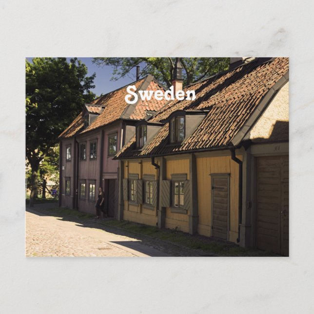 Sverige Village Vykort (Framsida)