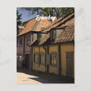 Sverige Village Vykort