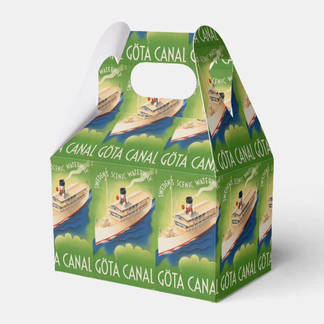 Sverige Vintage resor-favoritruta Presentaskar (Framsidan Sidan)