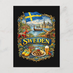 Sverige Vykort