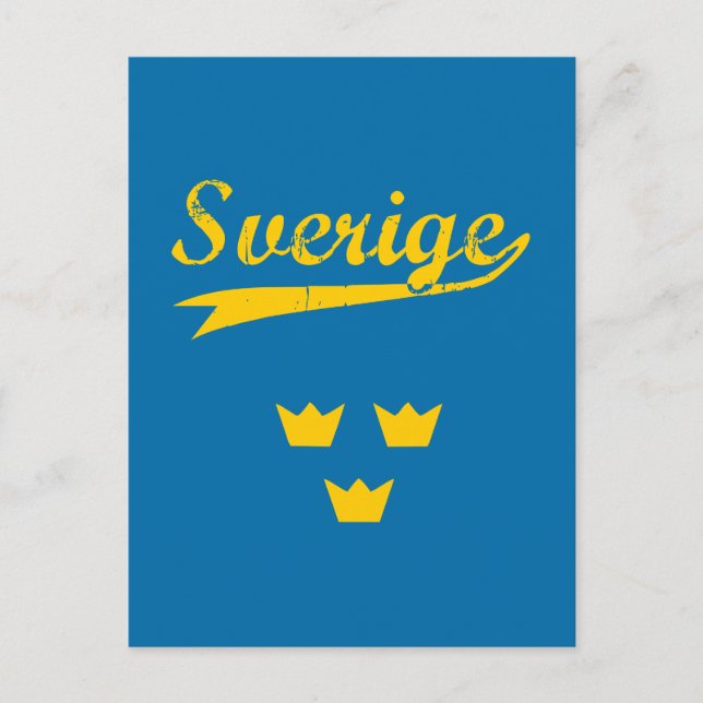 Sverige Vykort (Framsida)
