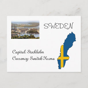 Sverige Vykort