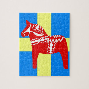 SverigeDala häst Pussel