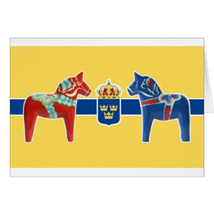 SverigeDala vapensköld Hälsningskort