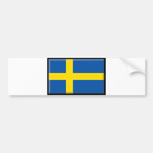 Sverigeflagga Bildekal