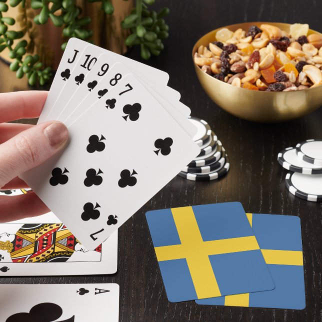 Sverigeflagga Casinokort (På plats)