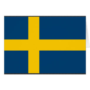 Sverigeflagga Hälsningskort