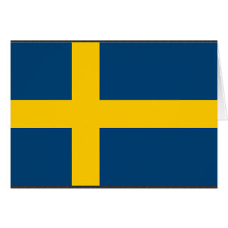 Sverigeflagga Hälsningskort