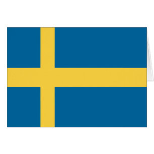 Sverigeflagga Hälsningskort