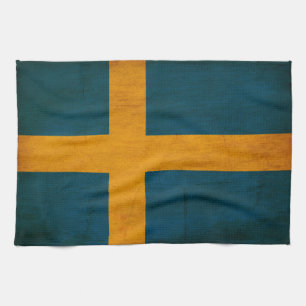Sverigeflagga Kökshandduk
