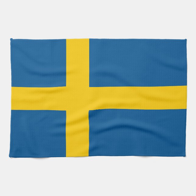 Sverigeflagga Kökshandduk (Horisontell)