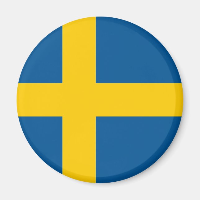 Sverigeflagga Magnet (Framsidan)