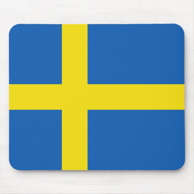 Sverigeflagga Mousepad Musmatta (Framsidan)