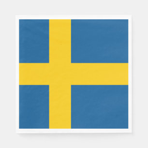 Sverigeflagga Pappersservett