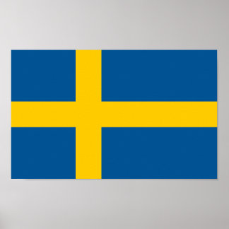 Sverigeflagga Poster