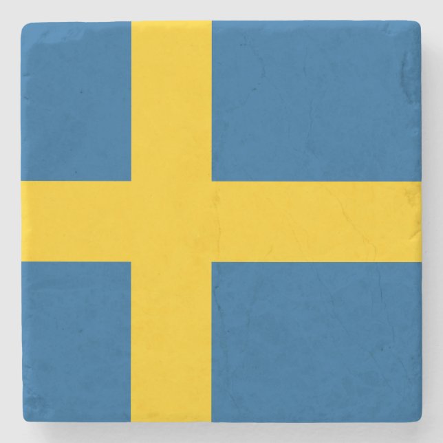 Sverigeflagga Stenunderlägg (Framsidan)
