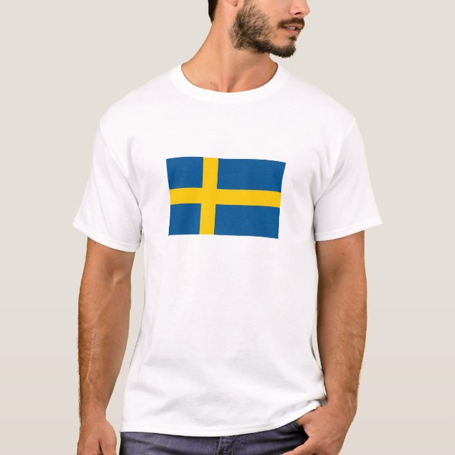 Sverigeflagga T Shirt (Framsida)