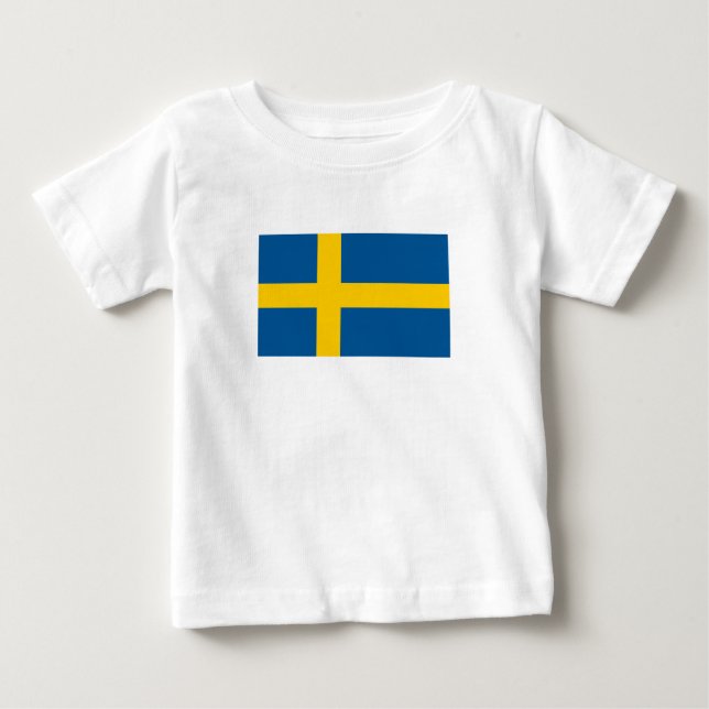 Sverigeflagga T Shirt (Framsida)