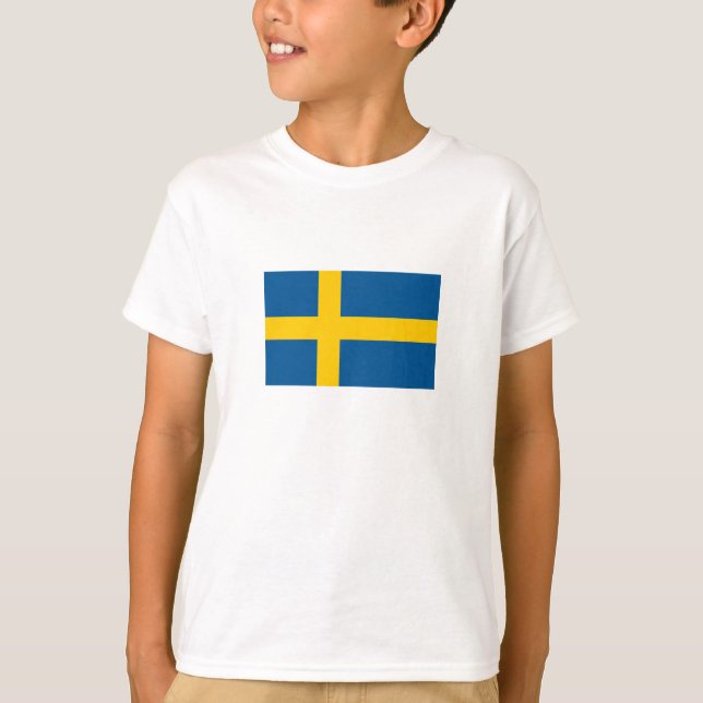 Sverigeflagga T Shirt (Framsida)