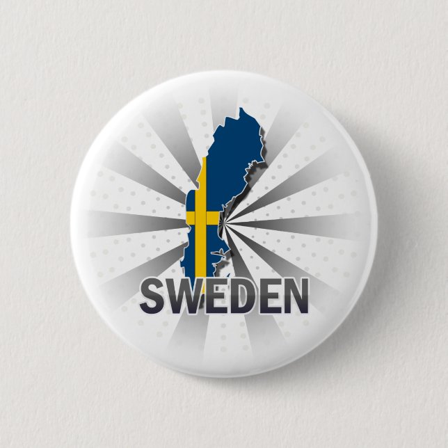 Sverigeflaggakarta 2,0 knapp (Framsida)