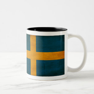 Sverigeflaggamugg Två-Tonad Mugg